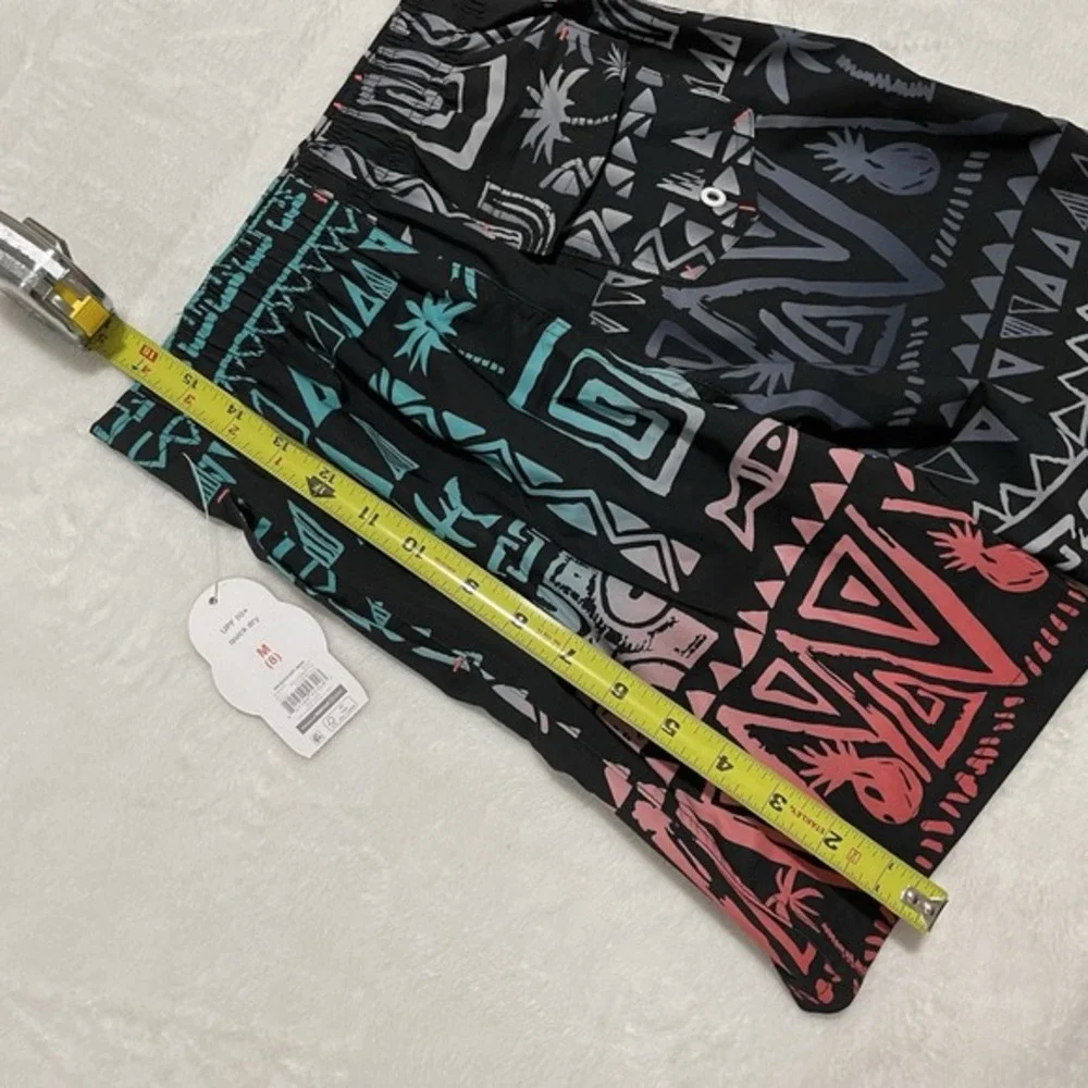 NEW Wonder Nation Shorts Swim Trunks Quick Dry Youth‎ Boys Medium 8 Fish Bone